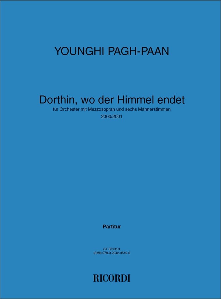Dorthin, Wo Der Himmel Endet